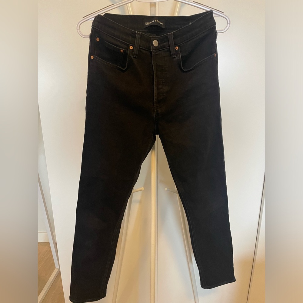 Denim Forum Yoko Highrise Slim (aritzia)